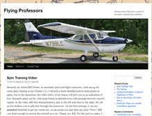 Tablet Screenshot of flyingprofessors.net